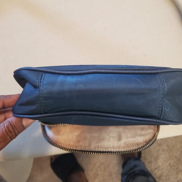 Michael Kors Bedford Blue Flap Zipper Nylon Crossbody Bag - Picture 10 of 10